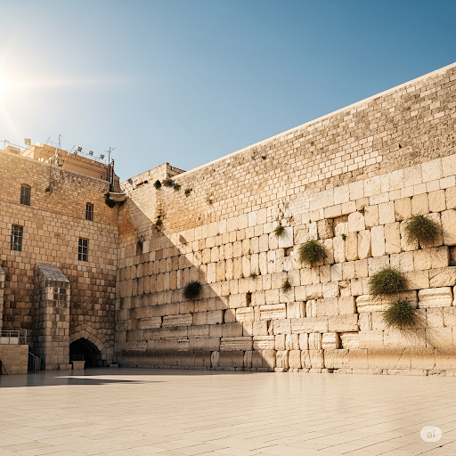 הכותל המערבי, שריד לבית המקדש, ומקור להרהור על חורבן וגאולה בעת מלחמת חרבות ברזל"